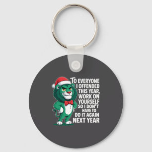 Llavero A todos los que ofendí este año divertido sarcásti
