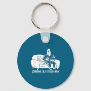 Llavero A veces solo estoy haciendo una camiseta divertida