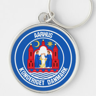 Llavero Aarhus Round Emblem