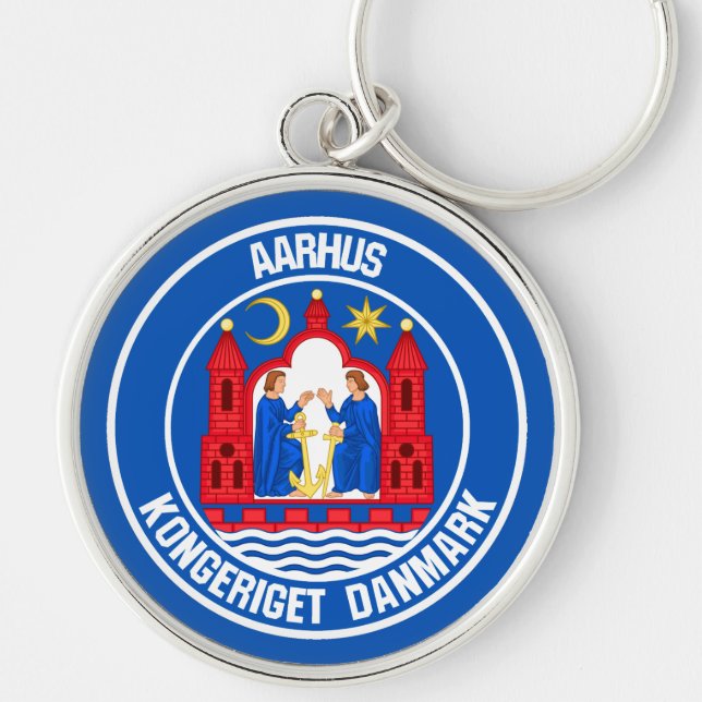 Llavero Aarhus Round Emblem (Frente)