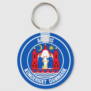 Llavero Aarhus Round Emblem