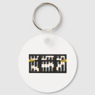 Llavero Ábaco de madera viejo