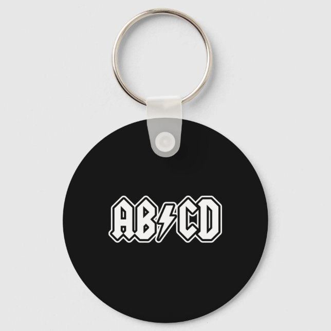Llavero Abcd Divertido De Vuelta A La Escuela De Profesore (Anverso)