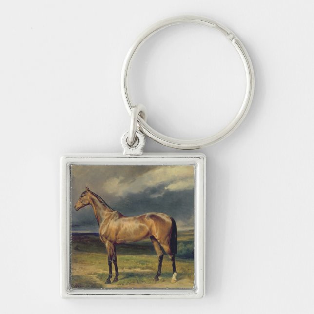 Llavero Abdul Medschid el caballo árabe de la castaña, (Frente)
