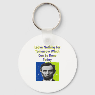 Llavero Abe Lincoln Cita Camisetas y Regalos