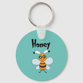 Llavero Abeja Amarillo Negro verano lindo