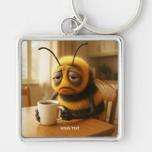 Llavero Abeja de fantasía muy linda y cansada