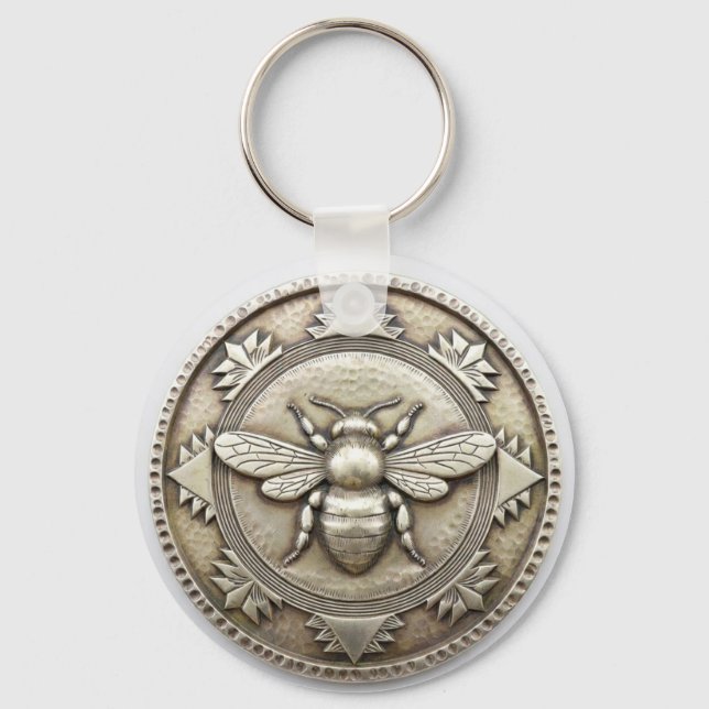 Llavero Abeja de plata (Anverso)