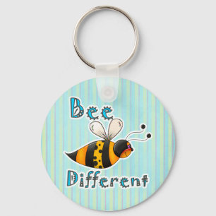 Llavero Abeja Diferente Manchada