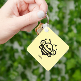 Llavero Abeja dulce de miel - Kawaii Lursery Line Art