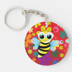 Llavero Abeja feliz