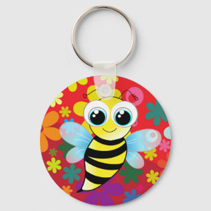 Llavero Abeja feliz
