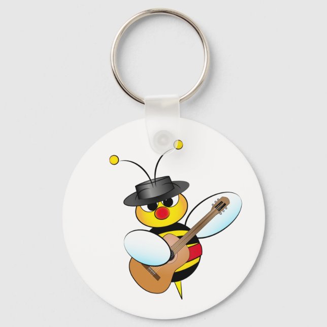 Llavero Abeja flamenca española (Anverso)