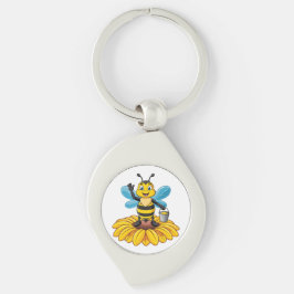 Llavero abeja melífera europea