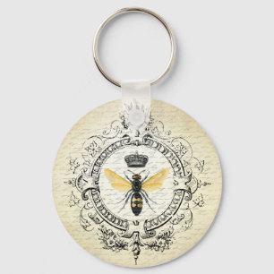 Llavero Abeja reina francesa MODERNA VINTAGE