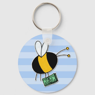 Llavero abeja trabajadora - banquero