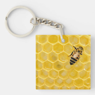 Llavero abeja y abeja