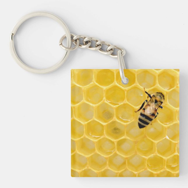 Llavero abeja y abeja (Frente)