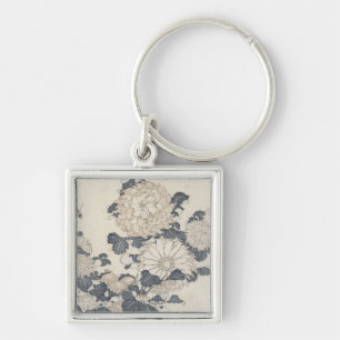 Llavero Abeja y crisantemos