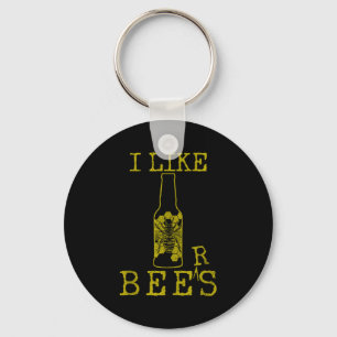 Llavero Abejas & Cerveza - Cita Divertida Apicultura Apicu
