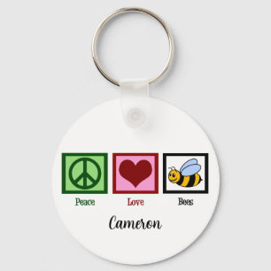 Llavero Abejas de amor por la paz