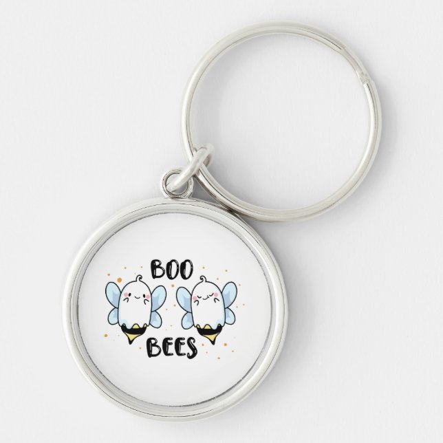Llavero Abejas de fantasma cortas - Halloween divertida so (Frente)
