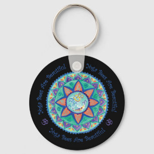 Llavero Abejas de Yoga Om Mandala