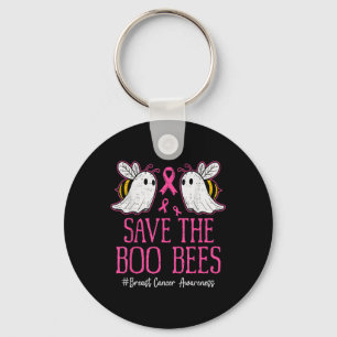 Llavero Abejas divertidas Fantasma Boo Cáncer de Mama Pink