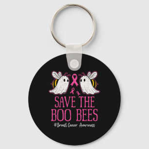 Llavero Abejas divertidas Fantasma Boo Cáncer de Mama Pink