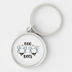 Llavero Abejas fantasma lindas - Halloween divertido en bl