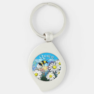 Llavero Abejorro Caprichoso en Dalias Personalizado