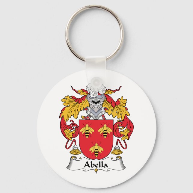 Llavero Abella Family Crest (Anverso)