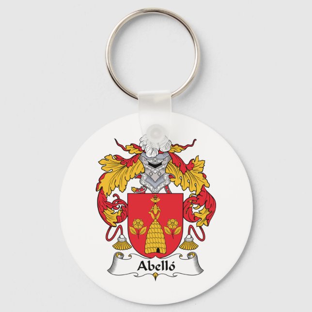 Llavero Abello Family Crest (Anverso)