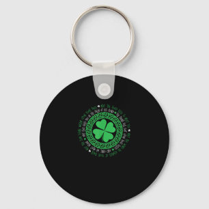 Llavero Abendecimiento Irlandés Knot Celtic 4 Leaf Clover