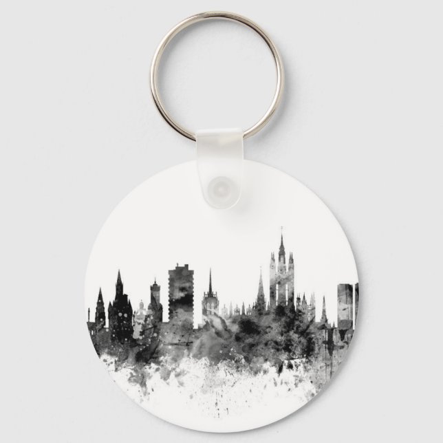 Llavero Aberdeen Scotland Skyline (Anverso)