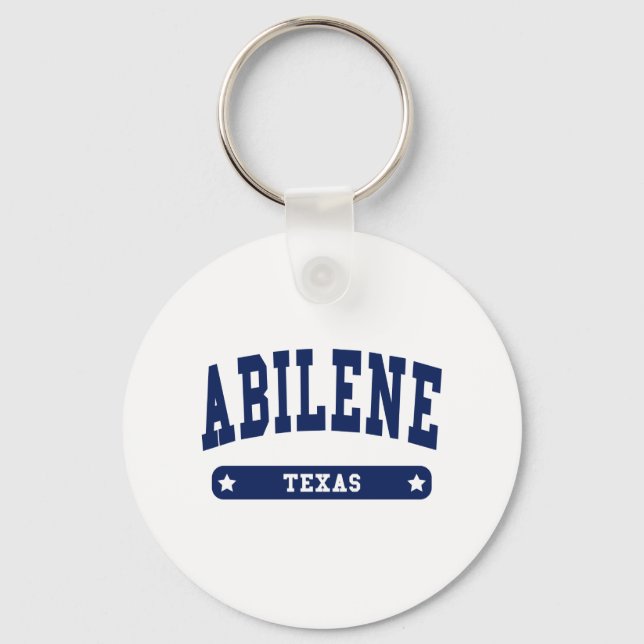 Llavero Abilene Texas College Style t camisetas (Anverso)