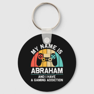 Llavero Abraham Gift Name Personalized Funny Gaming Geek B