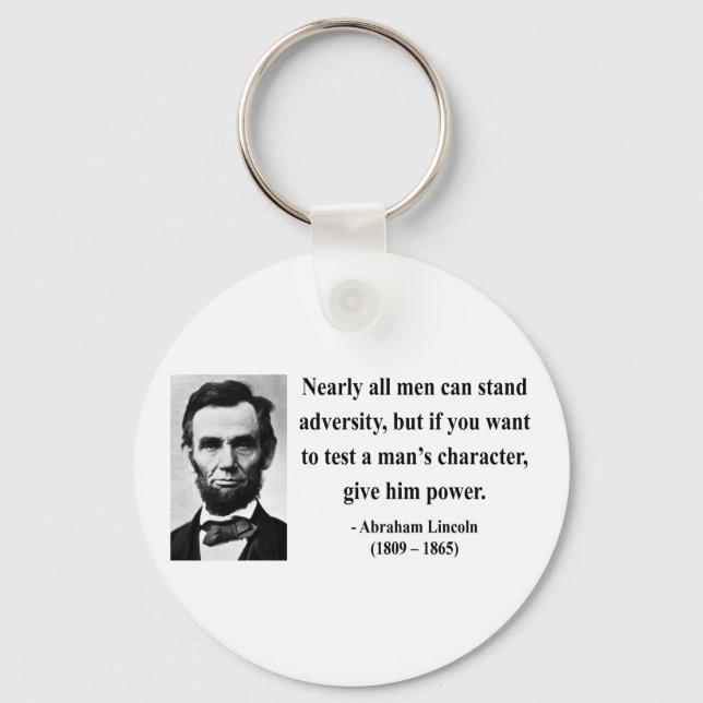Llavero Abraham Lincoln Cita 6b (Anverso)