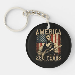 Llavero Abraham Lincoln tocando la guitarra el 4 de julio