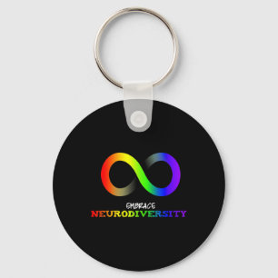 Llavero Abraza la Neurodiversidad Autismo Asd Tdah Arcoíri