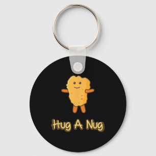 Llavero Abraza Una Nug divertido nugget de pollo Comida rá