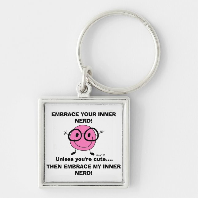 LLAVERO ABRAZAR SU CLAVE INTERNA NERD (Frente)