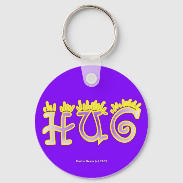 Llavero Abrazo (4b) Keychain (Anverso)