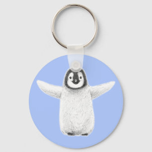 Llavero Abrazo de pingüino