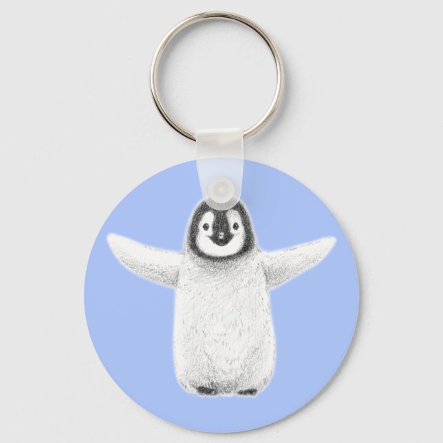 Llavero Abrazo de pingüino (Anverso)