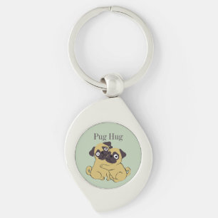 Llavero Abrazo de pug