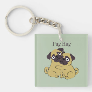 Llavero Abrazo de pug