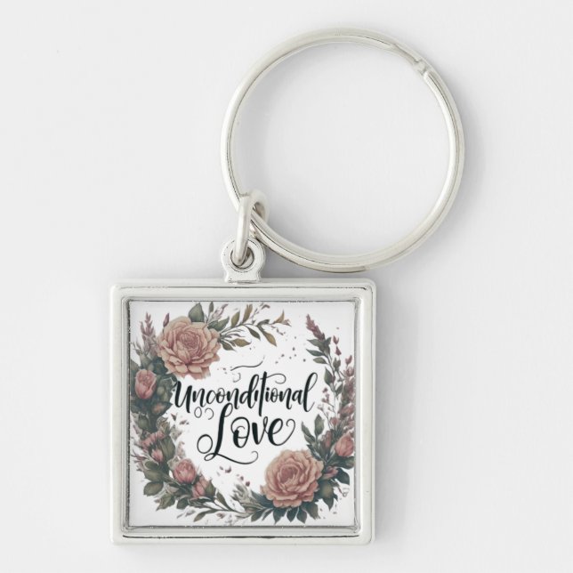 Llavero Abrazo eterno: Amor incondicional (Frente)