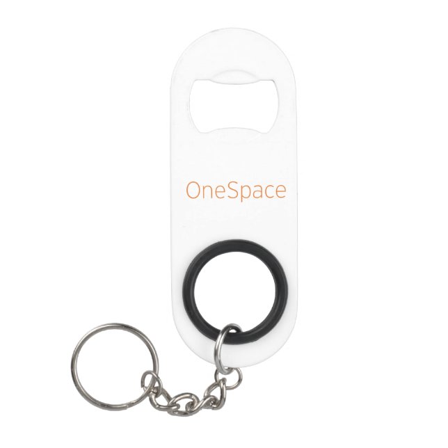 Llavero Abrebotellas que viaja de OneSpace (Anverso)