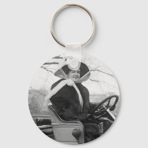 Llavero Abrigo de pieles grande, 1900s tempranos